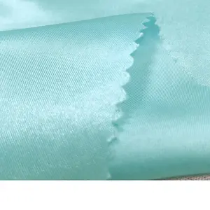factory cheap price 100% polyester shiny satin fabric for wedding and dresslining