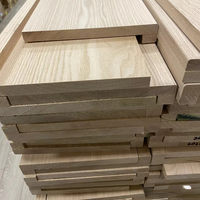 Marches d'escalier en chêne rouge prétraité, sur mesure, en gros, avec bord bullnose, pour revêtements de sol en bois dur