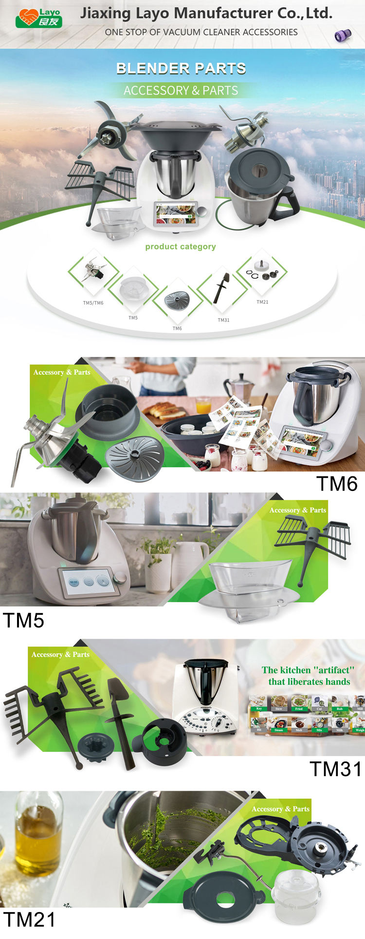 Accessoire Thermomix Tm6 Mélangeur Pâte Pour Thermomix TM6/TM5 - Accessoire Pétrissage - Acier Inoxydable Lame Mélangeur Thermomix