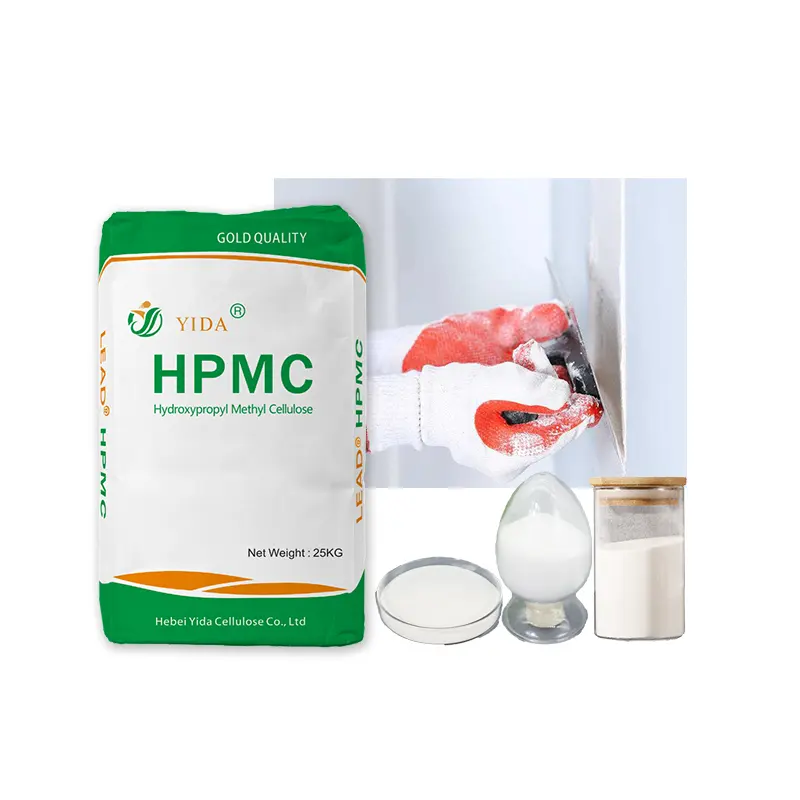 Fábrica de China Venta caliente HPMC/HEC/CMC HEC polvo Hpmc Productos químicos para la construcción