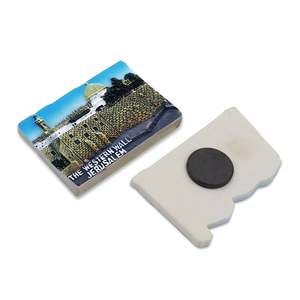 แม่เหล็กติดตู้เย็นของที่ระลึกจากอิสราเอล ยรูสุลาม ของที่ระลึก ของขวัญ ขนาด 90*65 มม. แม่เหล็กดีบุกพร้อมกาวในตัว - Product Image 5