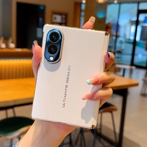 <span class=keywords><strong>เคส</strong></span>โทรศัพท์เคลือบผิวลิ้นจี่แบบพิเศษ แพ็คคู่ แกนกลางชุบเคลือบไฟฟ้า เหมาะสำหรับ Samsung ZFold 8 รุ่นพับได้ - Product Image 2