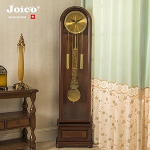 นาฬิกาตั้งพื้น JOICO ไม้เนื้อแข็ง แบบลูกตุ้มแนวตั้ง อนาล็อก วินเทจ เรียบง่าย สไตล์ยุโรป เครื่องกล บอกเวลา ชั่วโมง สำหรับห้องนั่งเล่นสมัยใหม่ - Product Image 3