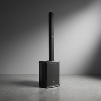 Enceinte colonne active avec woofer de 12 pouces, amplificateur DSP intégré de 2000W, enceinte colonne portable de type Line Array pour spectacles sur scène