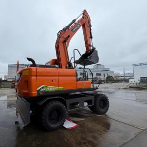 Excavatrice sur pneus d'occasion Doosan DH150W-7, modèle 2025, 14,8 tonnes, godet de 0,65 m, moteur contrôlé par PLC, bon état - Product Image 5