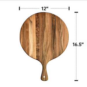 <span class=keywords><strong>Tagliere</strong></span> in Legno Massello di Acacia per Pizza, Bistecca e <span class=keywords><strong>Scacchi</strong></span>, Categoria Prodotti per Tagliare e Servire - Product Image 6