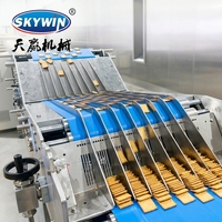 Volledig automatische biscuitmachine, productielijn voor harde en zachte biscuits, mini biscuit-koekjesmachine voor kleine bedrijven