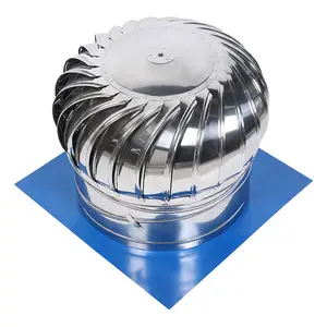 Industrial nenhum poder telhado turbina ventilador ventilador oficina exaustão aço inoxidável telhado ventilador