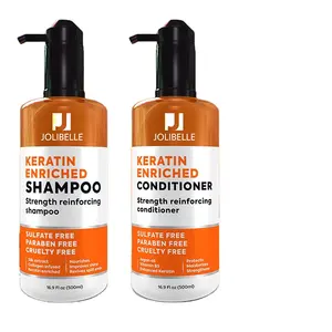 Private Label trattamento profondo olio di Argan cheratina naturale Anti perdita di capelli Shampoo e balsamo