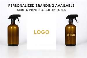 Botella de spray de vidrio ámbar para suelo de jardinería y uso doméstico-Pulverizador de gatillo duradero Plant Mister recargable (240ml/500ml/1000ml) - Product Image 6