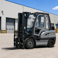 Chariot élévateur électrique 3,5 tonnes, levée 4m, batterie lithium 60V, fabricant chinois de chariots élévateurs pour la manutention de matériaux en entrepôt, déplacement latéral