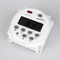 Minuterie numérique programmable hebdomadaire CN101A AC 220V 12V 24V, contrôle de temps numérique, charge 8A-16A