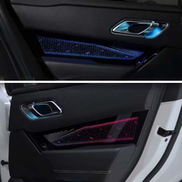 Kit d'éclairage d'ambiance LED 23 couleurs pour Land Rover Range Rover Velar 2017-2025, contrôle par écran et application, effet météore, Plug & Play