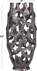 <b>Vintage</b> Farmhouse Metal Flower <b>Vase</b> Portable Lightweight Pillar Style Handcrafted Decorative <b>Vase</b> for Home and Holiday Decor - Product Image 5