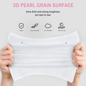 <span class=keywords><strong>Serviette</strong></span> faciale jetable <span class=keywords><strong>personnalisée</strong></span>, usage sec et humide, en coton naturel doux, pour le maquillage, en tissu non tissé, article ménager OEM - Product Image 5