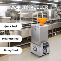 Automatische mini-knoflookpelmachine voor restaurantgebruik, hoge productiviteit, groenteverwerkingsapparaat met 220V motor