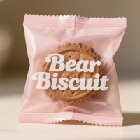 Emballage personnalisé pour biscuits avec logo, sac auto-adhésif givré de qualité alimentaire pour pain, biscuits, bonbons, emballage individuel