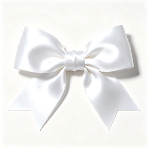 Élégant nœud en satin blanc uni, prêt à poser, pour bouquet de mariage minimaliste, coffret cadeau de fête prénuptiale, ornement floral - Product Image 5