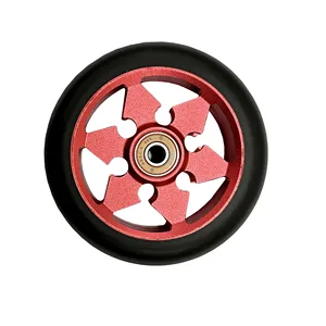 Roda de scooter de pu de rebote super alta para peças de scooter dublê