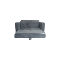Sofá Cama Plegable Moderno de una Plaza, de Tela, con Espuma Viscoelástica Comprimida al Vacío, sin Estructura, para Sala de Estar, Lectura o Descanso