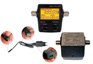 Цифровой измеритель мощности и КСВ Nissei RS-70 200 Вт для раций, КВ 1.6-60 МГц, разъем SO239 M-типа, анализатор антенн для радиолюбителей - Product Image 2