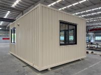 Maisons conteneurs Apple Cabin : Luxe contemporain, préfabriquées en acier, étanches, écologiques, résistantes au feu, pour atelier, boutique mobile