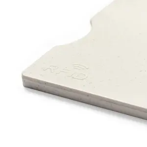 Portacarte RFID in fibra di grano, gadget sostenibili - Product Image 2