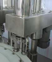 Ligne de production de liaison de remplissage de base de bouteilles de comptage automatique de poudre personnalisée