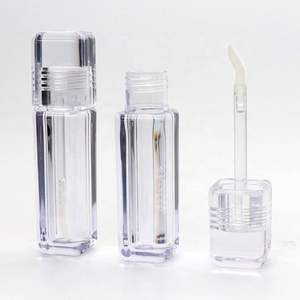 2026 New Arrival Lip Gloss <b>Container</b> <b>Containers</b>, Round Cap and <b>square</b> Lipgloss Tube Cosmetic case with Thick Wall - Product Image 4