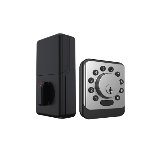 JIXIN Smart Outdoor Dead Bolt Security Locks for Front Door for Aluminum Wood Steel Brass Stainless Steel Doors