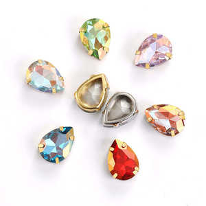 Xichuan alta calidad Waterdrop LA Series Piont Back cobre garra diamantes de imitación para accesorios de costura y <span class=keywords><strong>Germant</strong></span> - Product Image 2