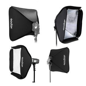Accessoires de studio photo <span class=keywords><strong>Godox</strong></span> SFUV 60*60cm <span class=keywords><strong>Speedlite</strong></span> Soft Box avec support de fixation de type S pour flash d'appareil photo - Product Image 5