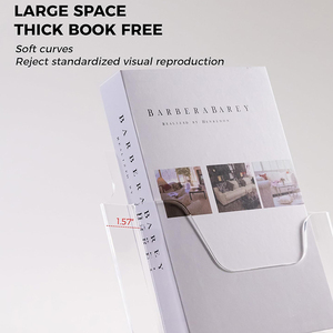 Organisateur de comptoir en acrylique avec support de brochure transparent pour flyers Menus Journaux de brochures Brochures et affichage de magazines - Product Image 4
