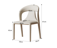 Chaises de salle à manger de style design pour la maison, avec une touche de luxe et une esthétique haut de gamme. Chaises de restaurant