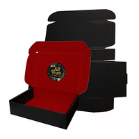 Emballage personnalisé en carton recyclé de luxe pour cosmétiques, utilisation en avion, boîte d'expédition portable, impression de logo, boîte cadeau
