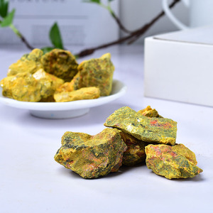 Atacado Natural Realgar Pedra Topázio Aromaterapia Pedra Desengaussing Cristal Pedra Decorativa - Product Image 3