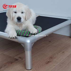 <span class=keywords><strong>Lit</strong></span> surélevé <span class=keywords><strong>pour</strong></span> <span class=keywords><strong>chien</strong></span> en aluminium robuste, résistant aux morsures, avec pieds antidérapants <span class=keywords><strong>pour</strong></span> chiens de très grande taille - Product Image 4