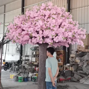 人造树粉红色人造樱花树中国工厂