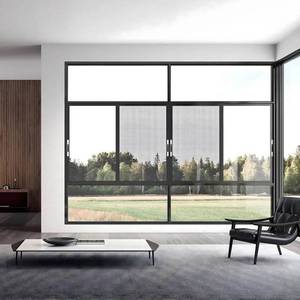 कस्टम आकार <span class=keywords><strong>3</strong></span> ट्रैक एल्यूमीनियम प्रोफाइल वाटरप्रूफ तूफान सबूत क्षैतिज एल्यूमीनियम स्लाइडिंग विंडो - Product Image 2