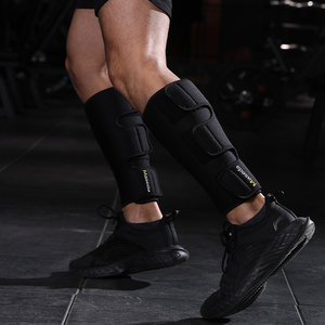 Parastinchi Fitness Rinforzati per Sollevamento Pesi e Squat, Manicotti per Gambe <span class=keywords><strong>in</strong></span> <span class=keywords><strong>Gomma</strong></span> a Compressione Regolabile - Product Image 5