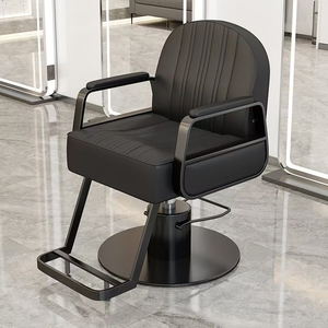 Chaise de Barbier Pivotante et Réglable en Hauteur, <span class=keywords><strong>Design</strong></span> Moderne et Luxueux, Mobilier Durable pour <span class=keywords><strong>Salon</strong></span> de Coiffure – Vente en Gros - Product Image 1