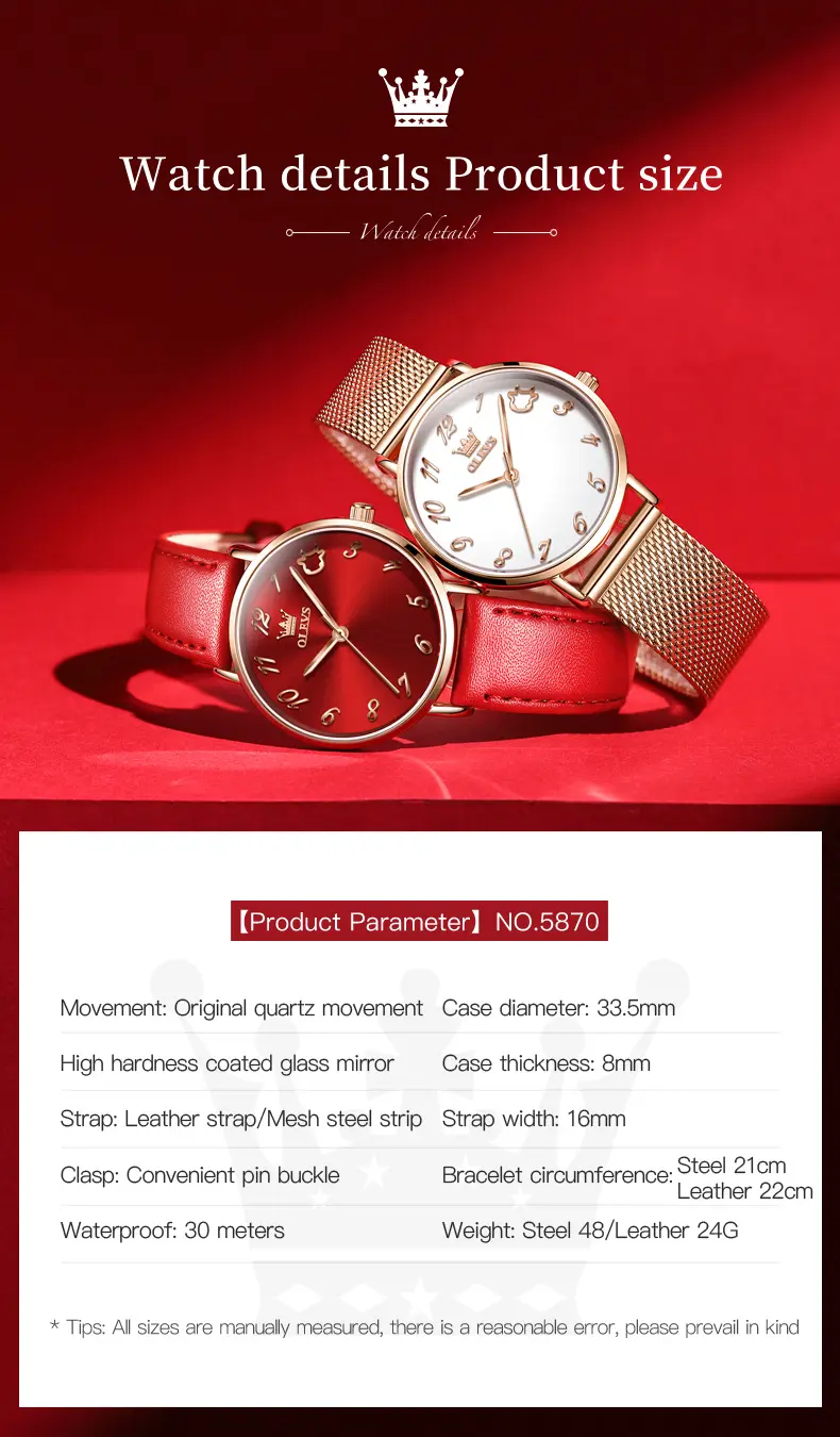 OLEVS Girl gifts Rose Gold | 2mrk Sale Online