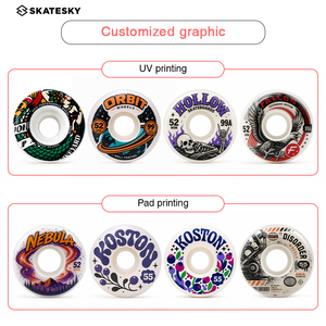 Fabricación de <span class=keywords><strong>Ruedas</strong></span> de Skateboard Personalizadas 104A <span class=keywords><strong>56mm</strong></span> Oem Pu - Product Image 6