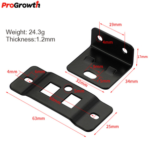 Metall verbindungs befestigung Möbel Hardware Zubehör Eckcode <span class=keywords><strong>2</strong></span> In1 L Forms trebe Regal halterung Anschluss - Product Image 3