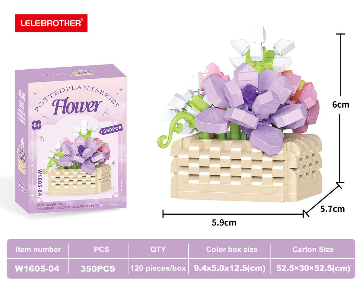 W1605-04 Perla violeta, 350 piezas