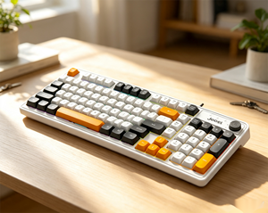 Nouveau <span class=keywords><strong>clavier</strong></span> de jeu optique filaire USB Type-C Jedel OEM en plastique, LED, pleine taille, pour deux mains, Plug & Play, compatible ordinateur portable - Product Image 5