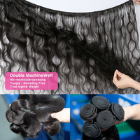 Vendor Rambut Manusia Remy Mentah Tanpa Proses, Kualitas 8A 12A, Harga Grosir, Ongkir Gratis, Model Body Wave, Bundel Rambut India Mentah dengan Set Closure