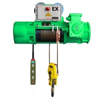 Nouvelle palan électrique industriel antidéflagrant de 5 tonnes à câble métallique, télécommande fiable, outil de levage pour la manutention en usine