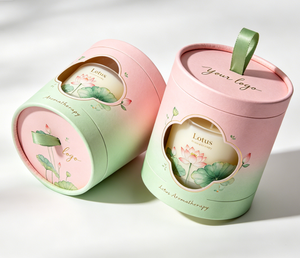 หลอดบรรจุภัณฑ์กระดาษคราฟท์รีไซเคิลย่อยสลายได้ทางชีวภาพสำหรับบรรจุภัณฑ์เทียนหอม เครื่องสำอาง และชา - Product Image 2