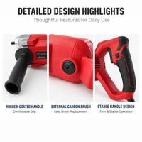 220V/110V Benzin/Elektro-Antrieb Tragbarer Mini-Betonrüttler Handgerät für Bauarbeiten mit 35mm Nadel